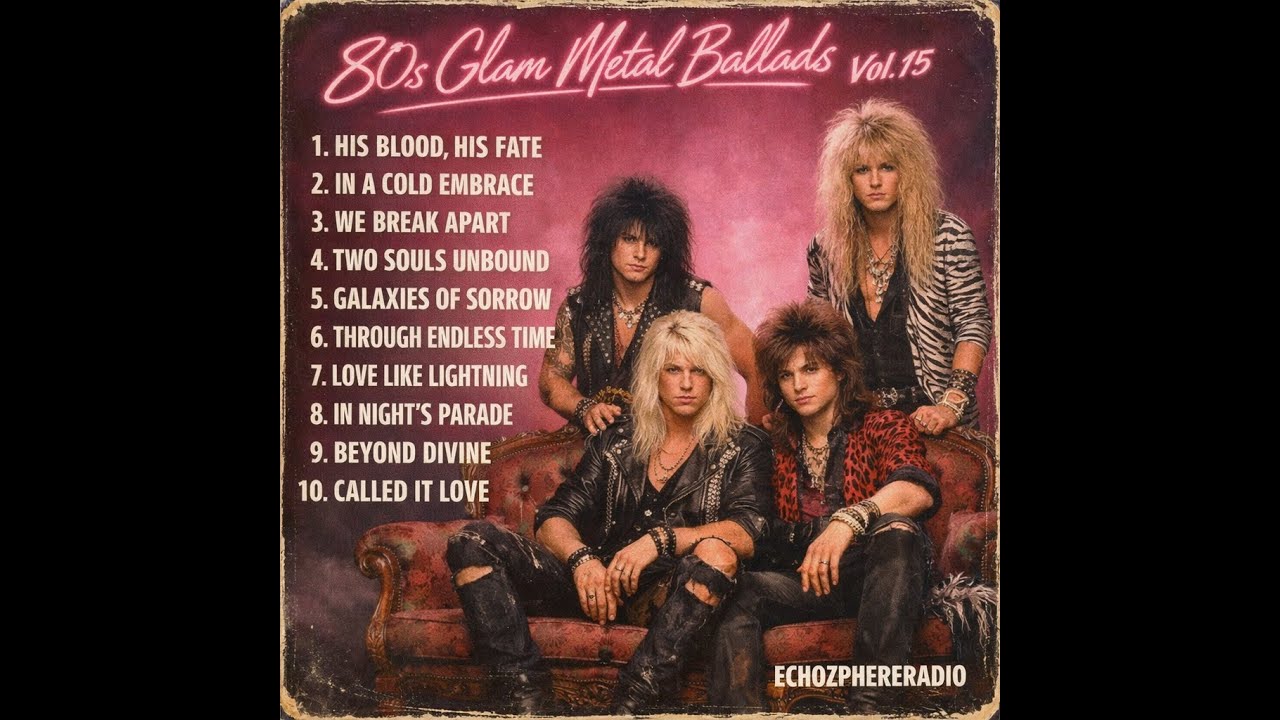 80s Glam Metal Ballads Vol.15 – Legendary Love Songs from the Golden Age of Glam