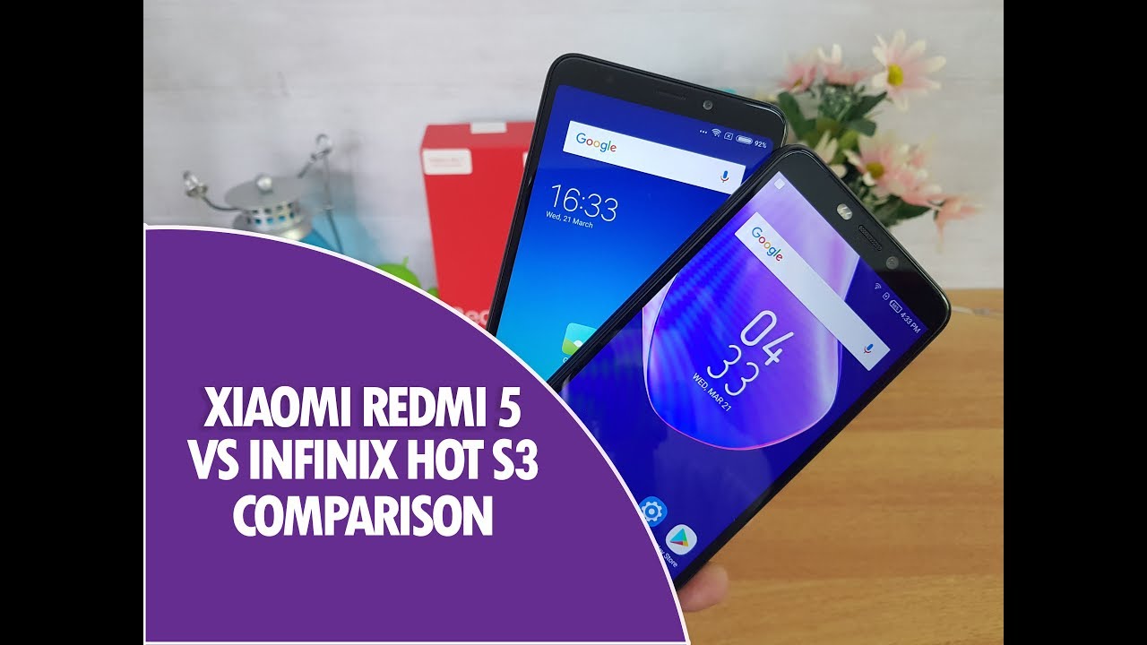 Xiaomi Redmi 5 vs Infinix Hot S3 Detailed Comparison, Camera and Software