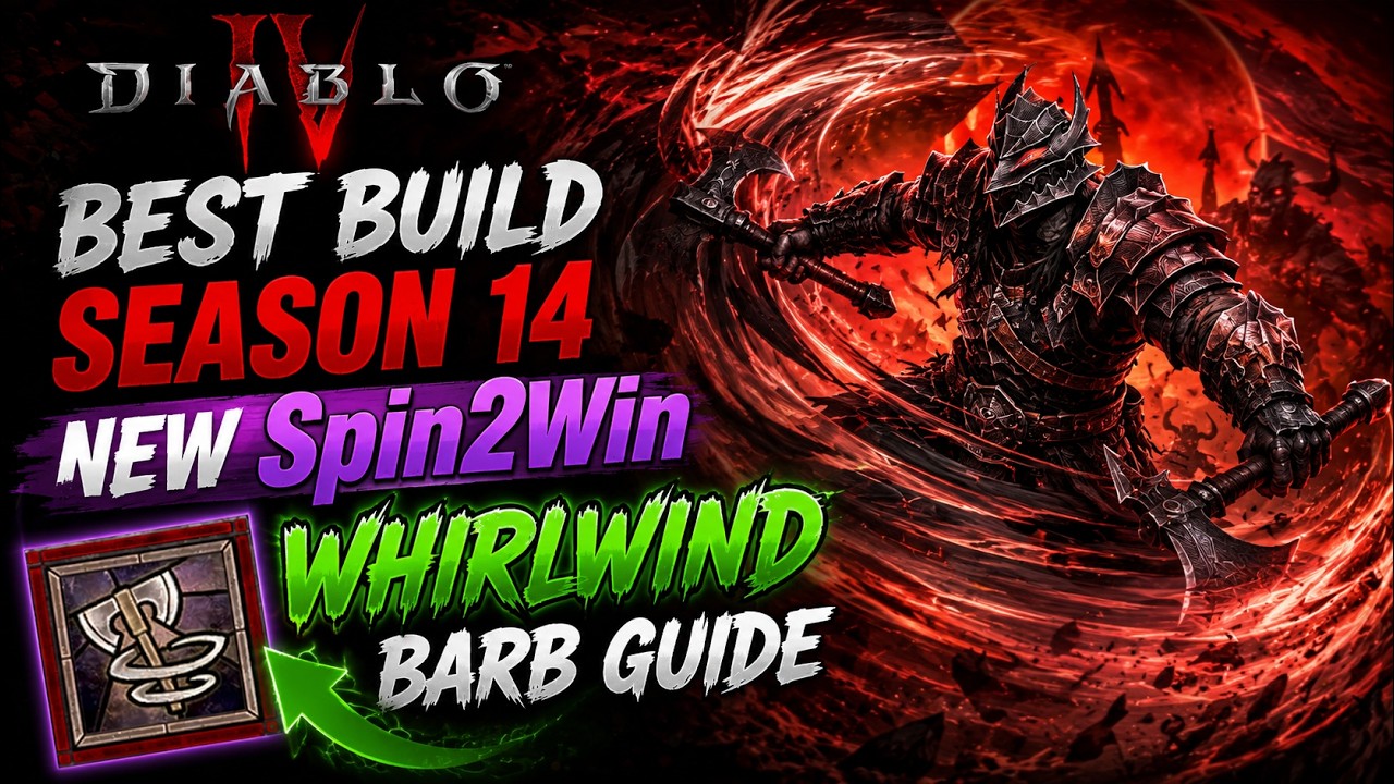 BEST BUILD IN SEASON 14 - NEW Spin2Win Whirlwind Barb Build Guide
