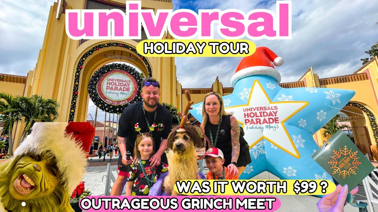 We Didn’t Expect THIS at Universal Orlando for the Holidays 🎄 | Grinch Chaos & Parade Magic