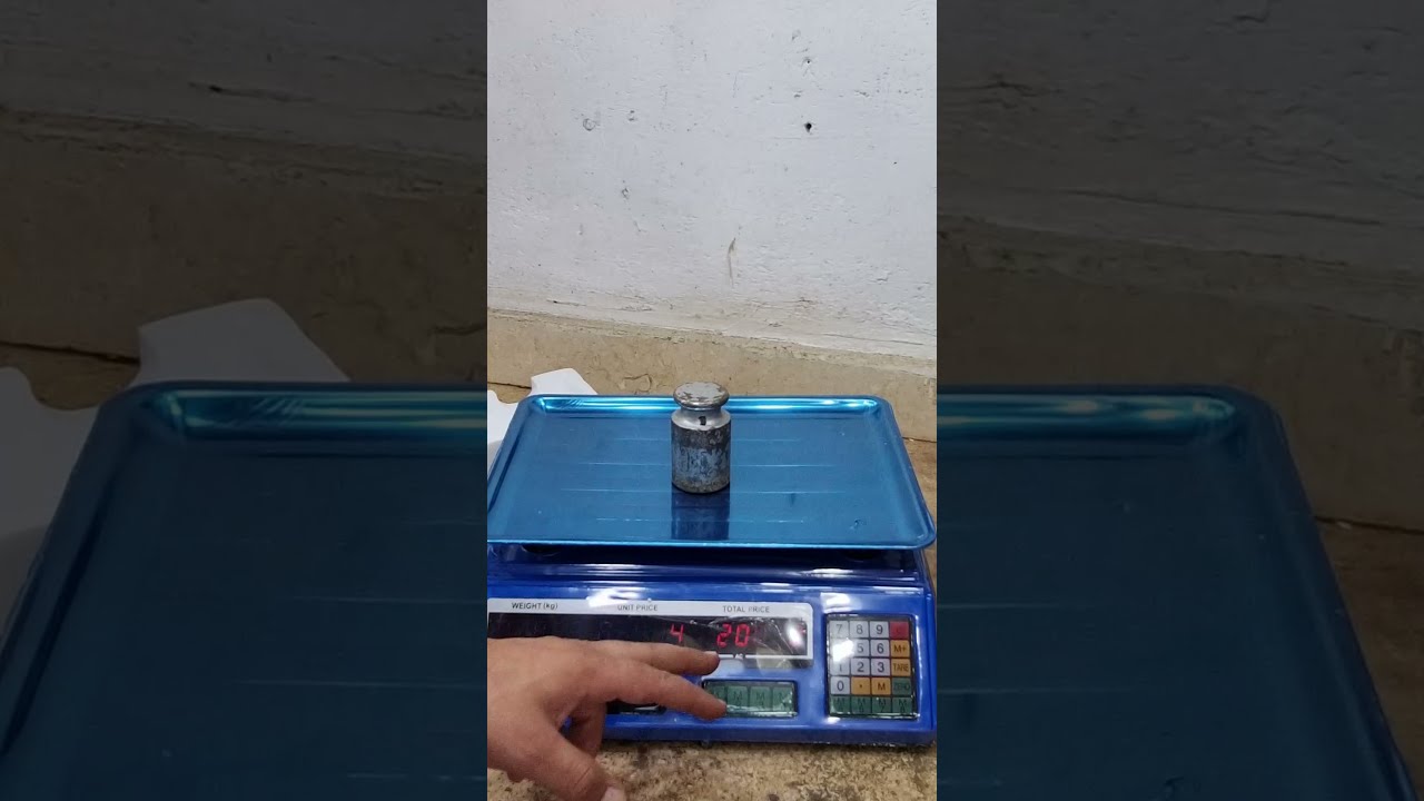 بالكرتونة ميزان توشيبا فرزة اولي شرح الاستخدام وتسجيل السعر وبرمجة حساسة جرام TOSHEPA