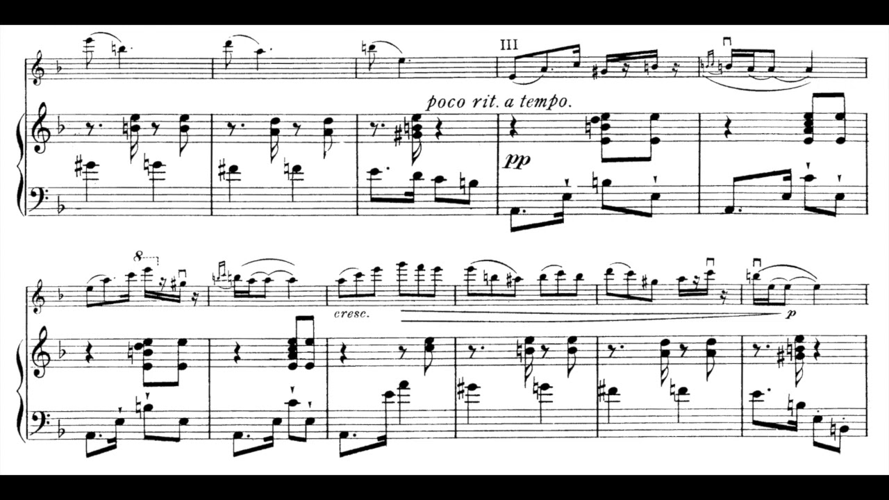 Sarasate - Habanera (piano accompaniment)