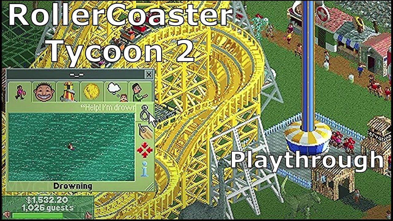 RollerCoaster Tycoon 2 Playthrough