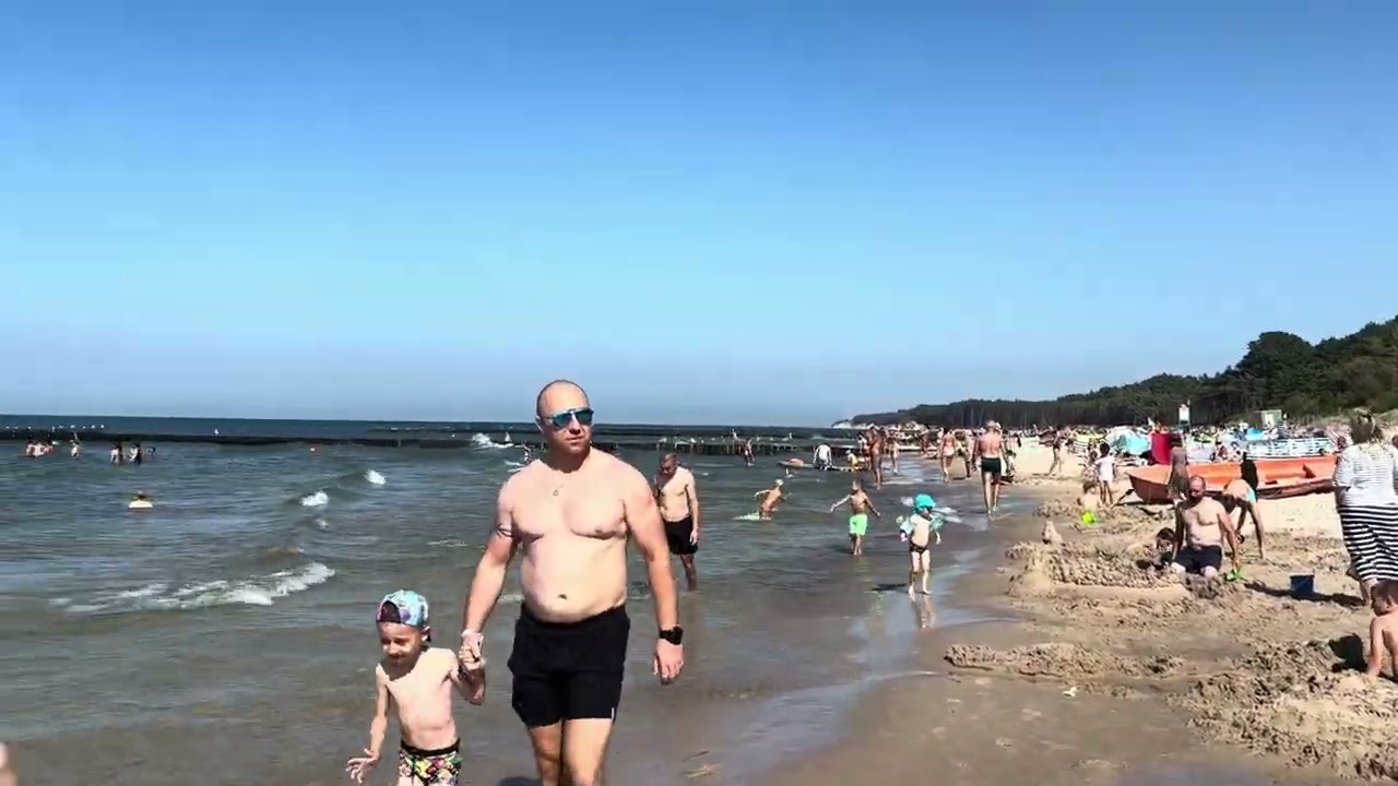 Plaża Dubaj nad Bałtykiem jarosławiec  8 sierpnia 2025