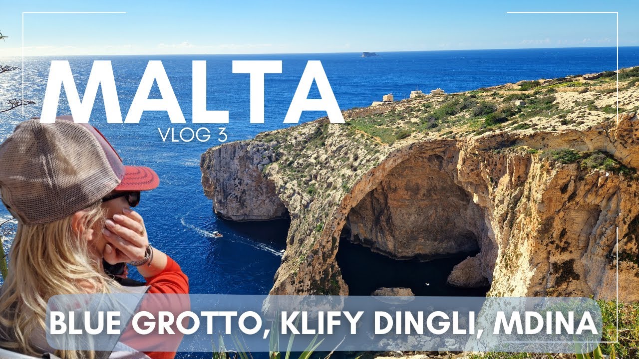 Malta, Blue Grotto, Klify Dingli, Mdina.
