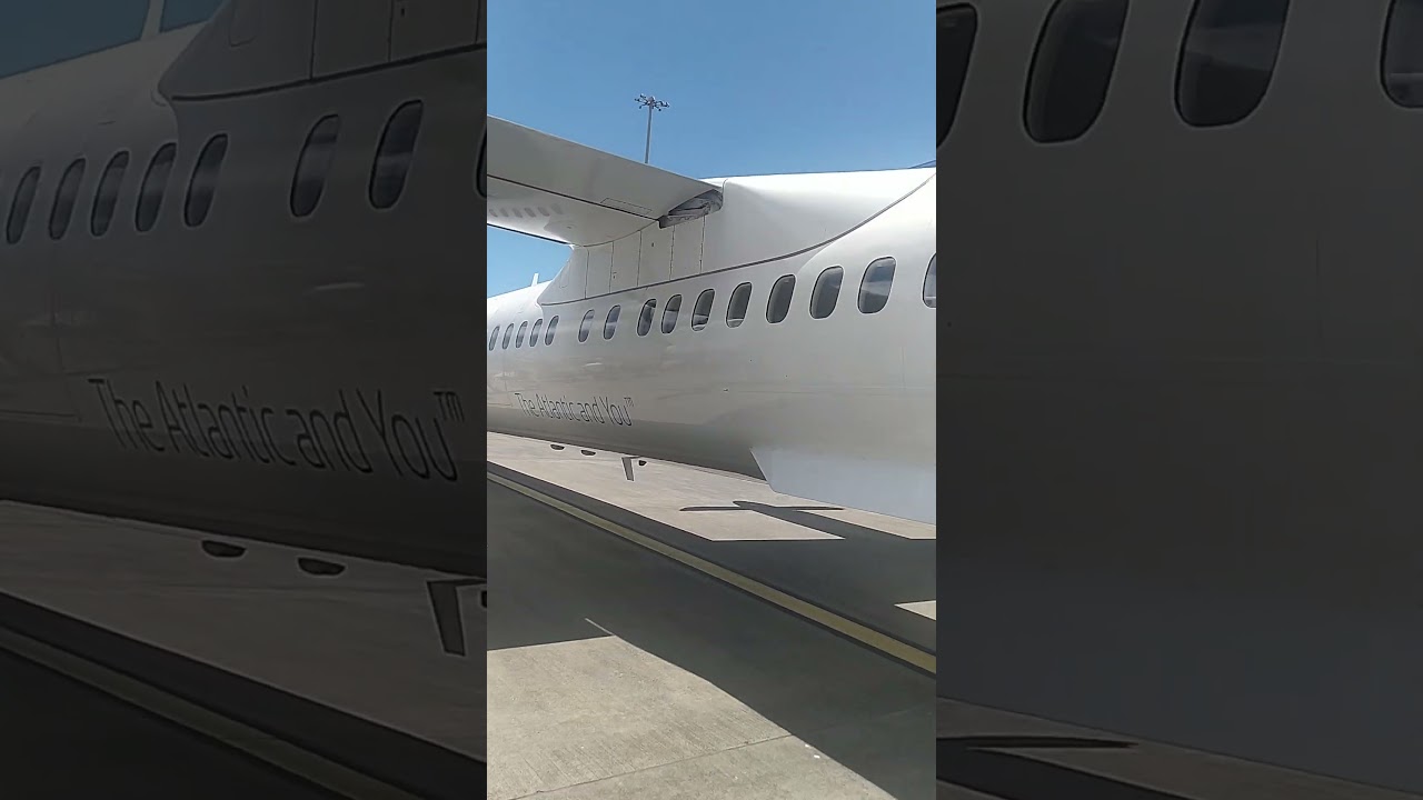 Посадка в самолёт SATA Airlines на Мадейре #португалия