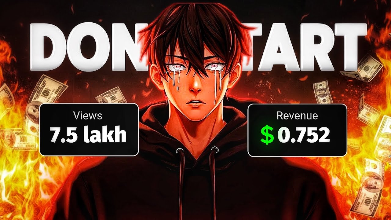 Don't Start Anime Channel Until You Know This || Earning Reveal 💸🔥