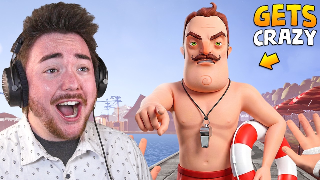 Hello Neighbor but HE'S A LIFEGUARD&hellip;