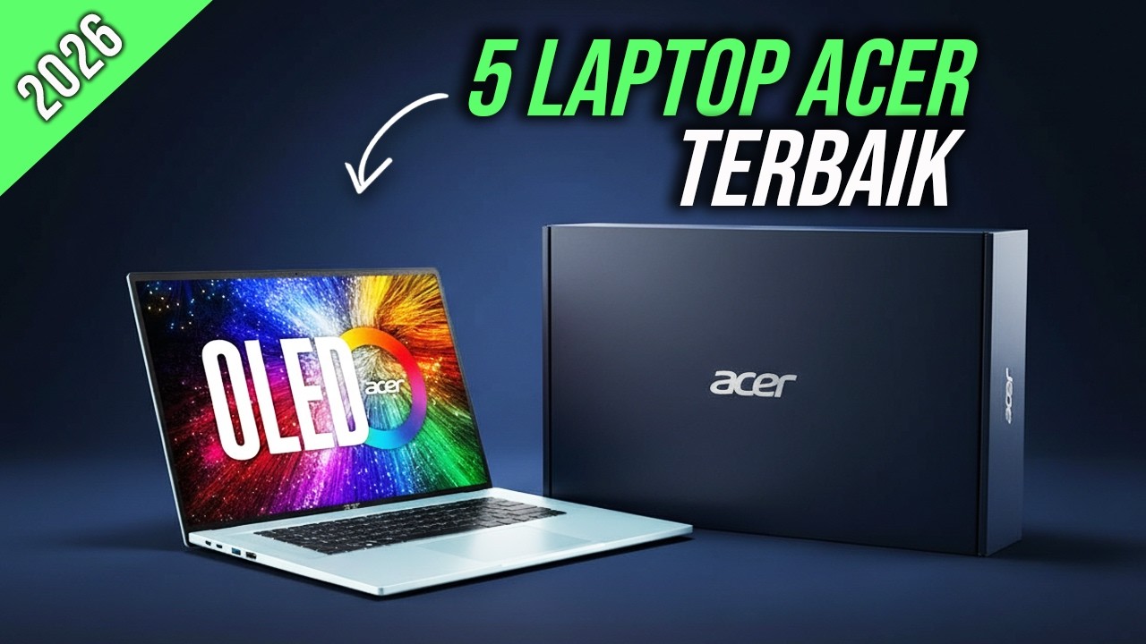 5 Rekomendasi LAPTOP ACER Terbaik (Terbaru Tahun 2026)‼️