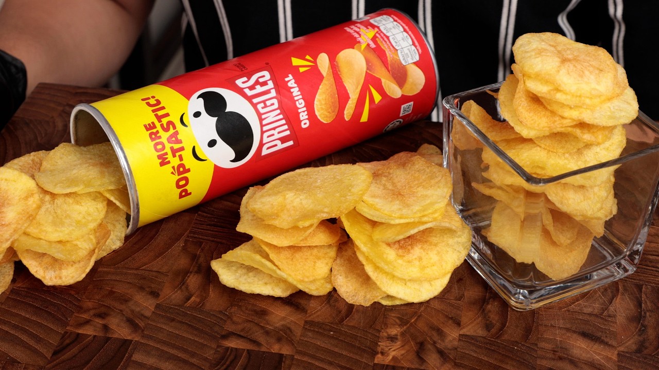Make BETTER Pringles Potato Chips at Home in 5 Minutes!