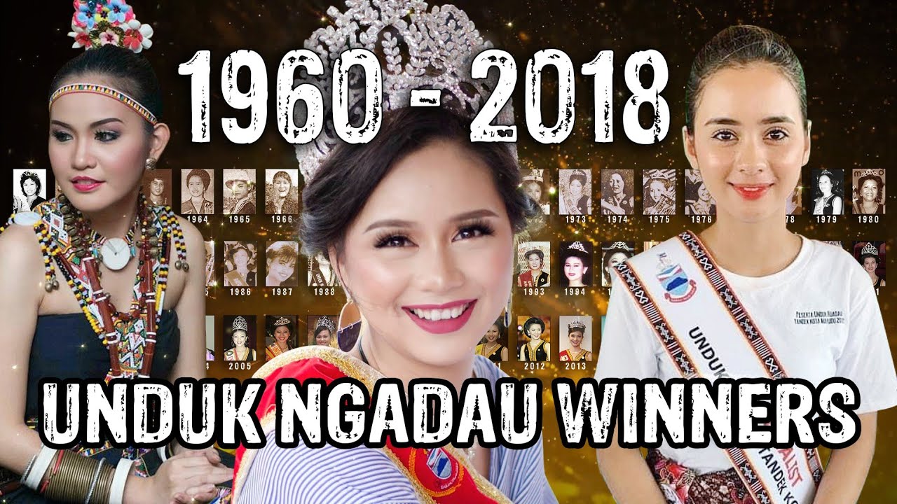 Unduk Ngadau Winners 1960 - 2018