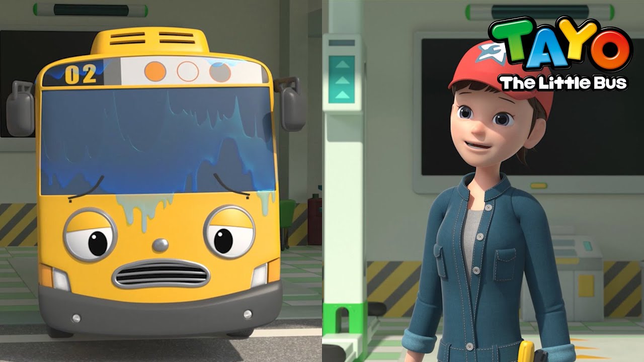 Hana the mechanic has a serious problem! l Tayo S6 Highlight Episodes l Tayo the Little Bus