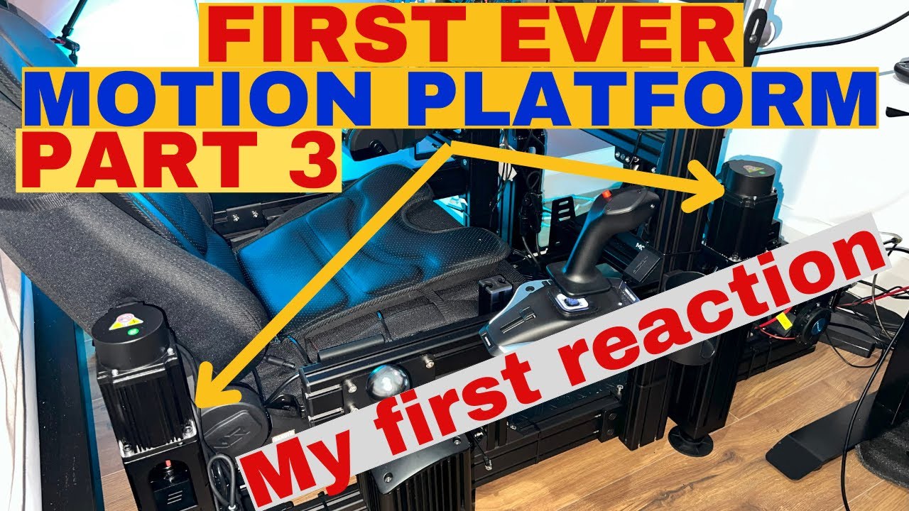 Let's take the eRacing lab mega+ My for a spin - My first motion platform Part 3 #simracing
