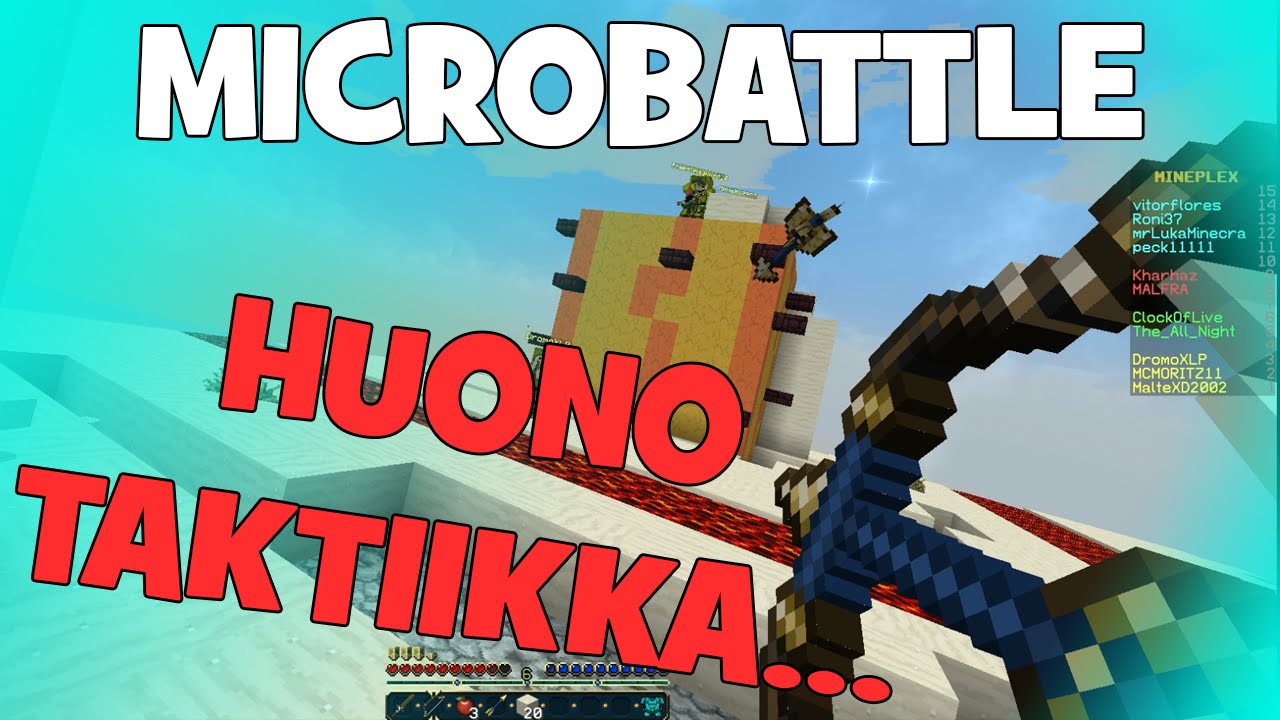 Minecraft: Huono Taktiikka... [MICRO BATTLE]