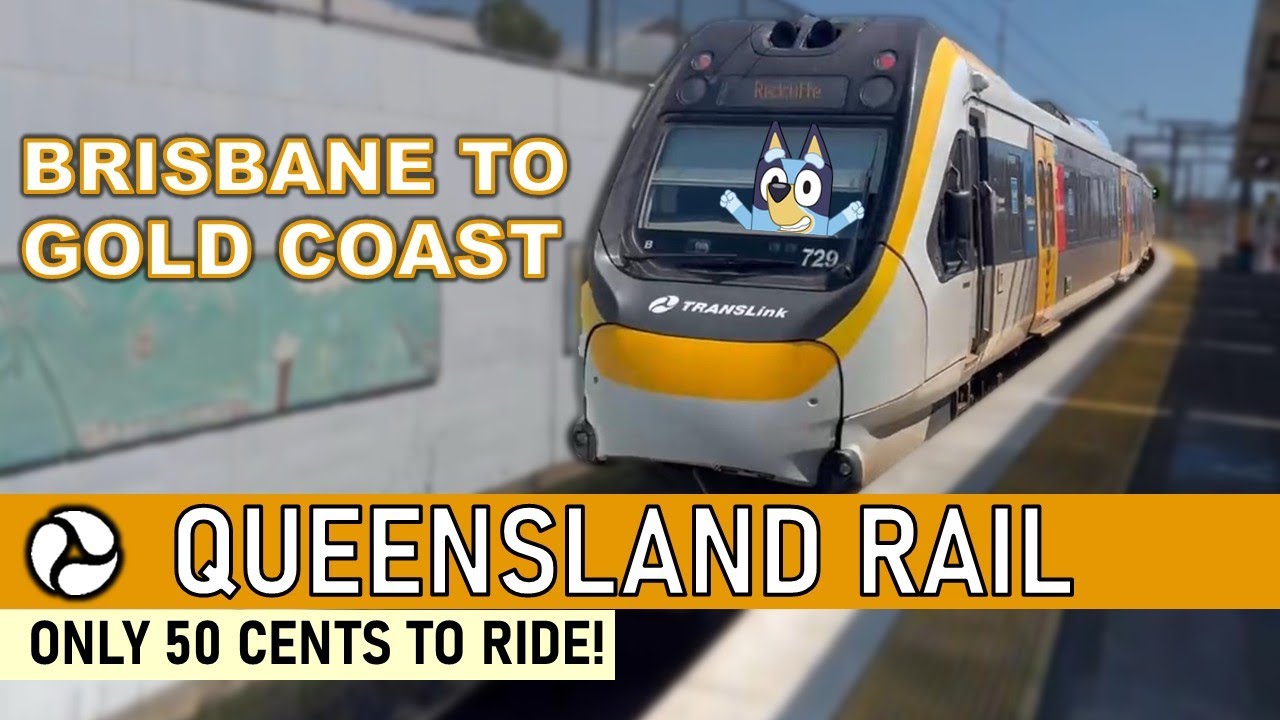 What train would Bluey ride? Queensland Rail in Brisbane