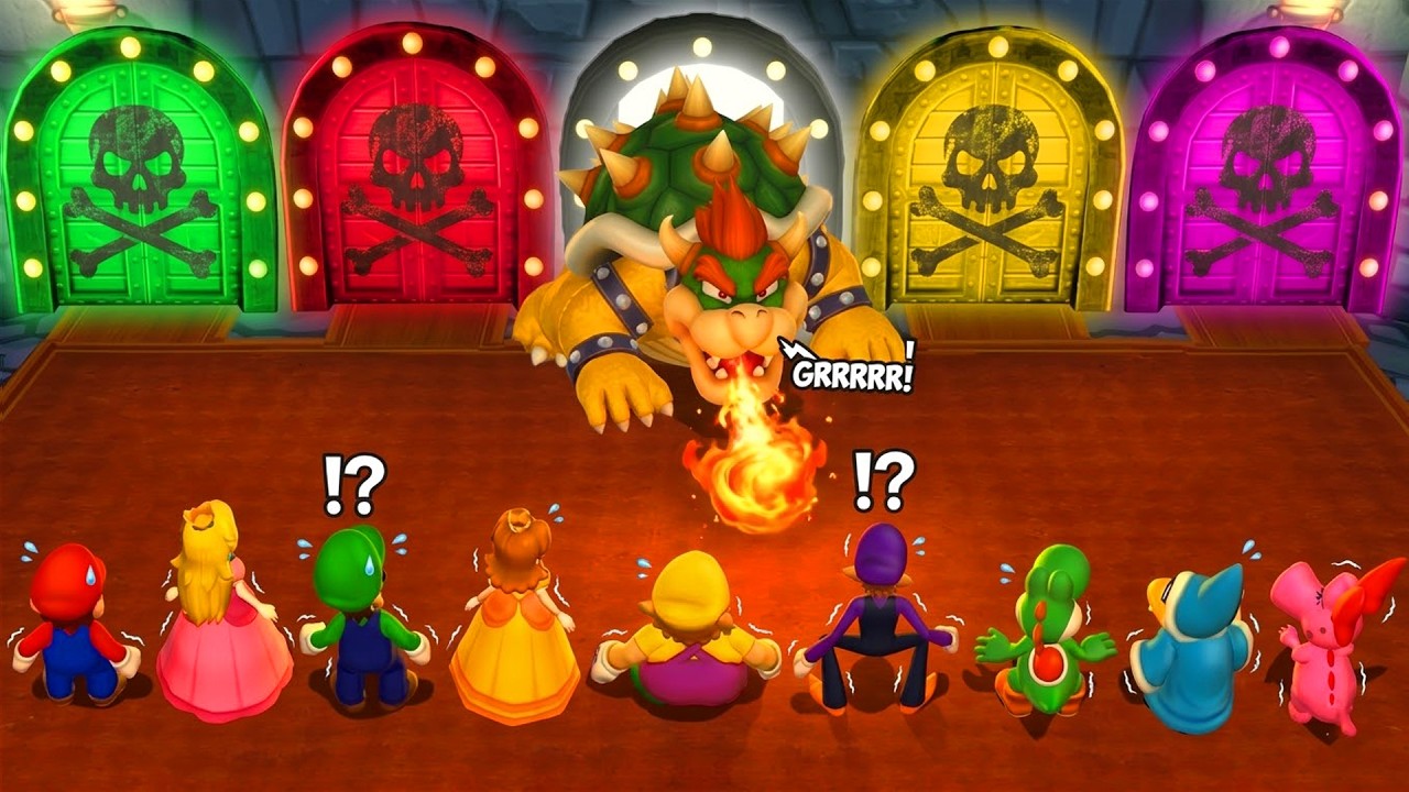 Mario Party 9 - All Characters Showdown (Hardest Difficulty)