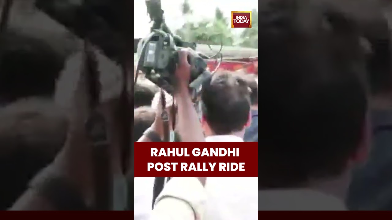 Rahul Gandhi Rides Bicycle After Kottayam Rally Ahead Of Kerala Assembly Polls 2026 #rahulgandhi