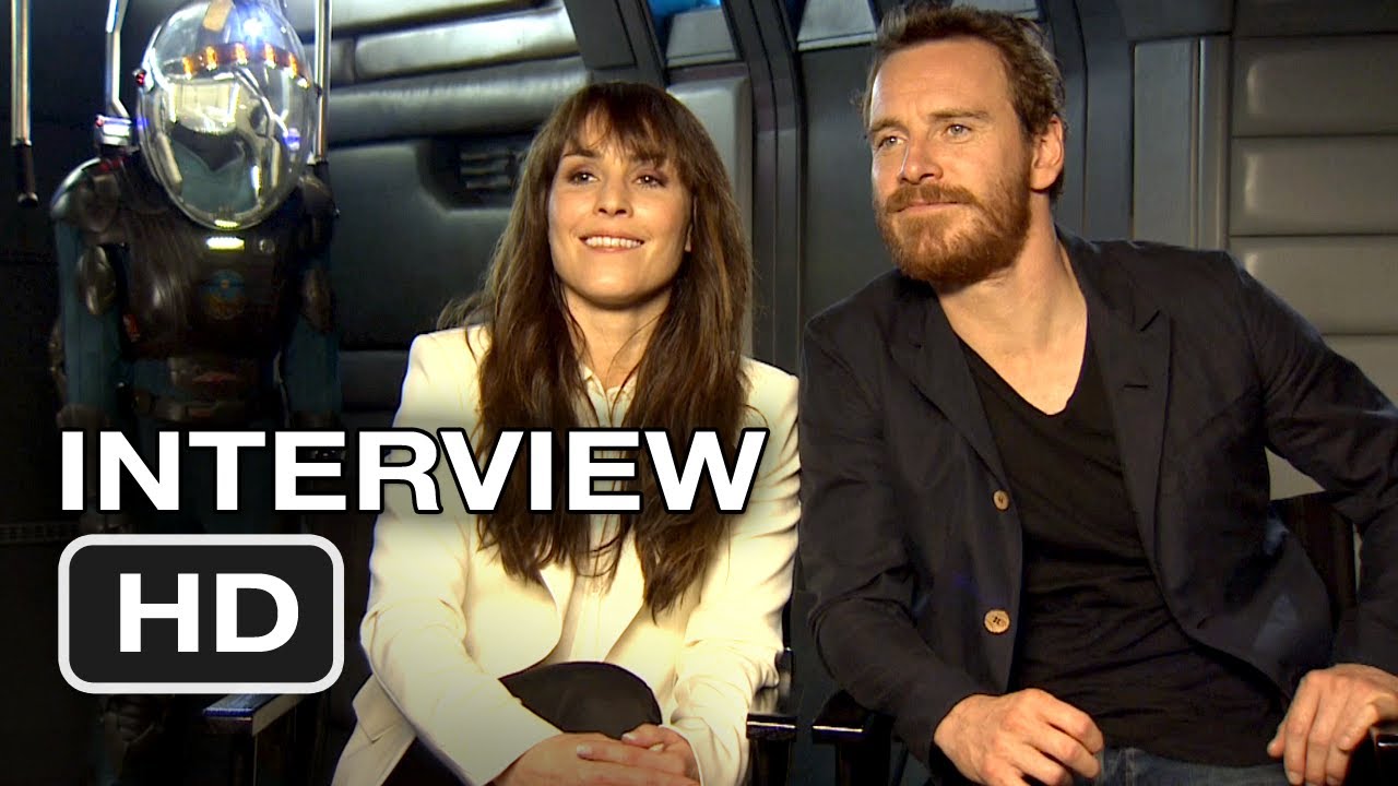 Prometheus Extended Interview - Michael Fassbender, Noomi Repace (2012) Alien Movie HD