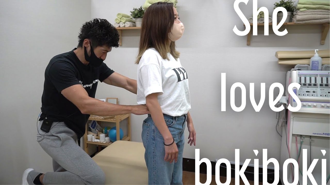 【念願のボキボキ整体】(特別版)ボキを訪ねて○○里！！ボキ好き女性がボキアート体験！身体チェックとボキボキ。Y-strap+全身ボキボキ整体！クリアな関節音もお楽しみください@ボキアートch