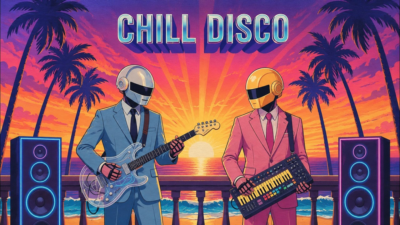 💿 DAFT PUNK INSPIRED &ndash; Summer Chill Disco with Ocean Breeze