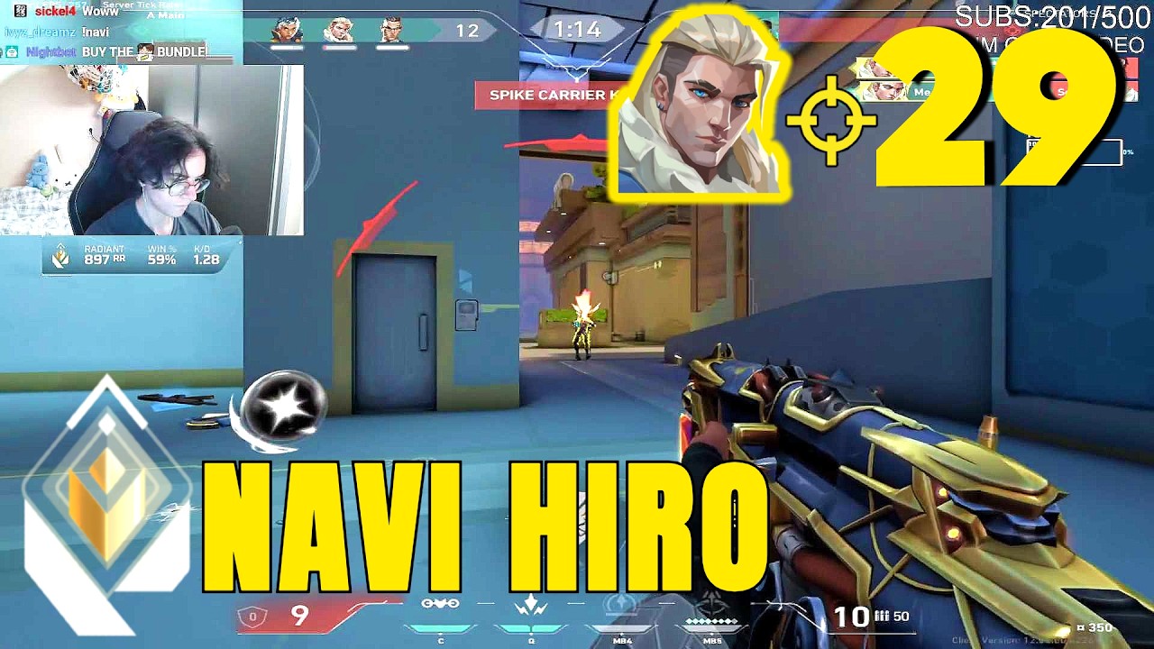 38% HS RATE + TOP 2 IN LEADERBOARD - NAVI HIRO [EU] #MatchMVP