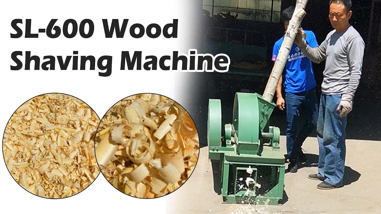 SL-600 wood shaving machine with efficient production of quality shavings for horse chicken bedding!