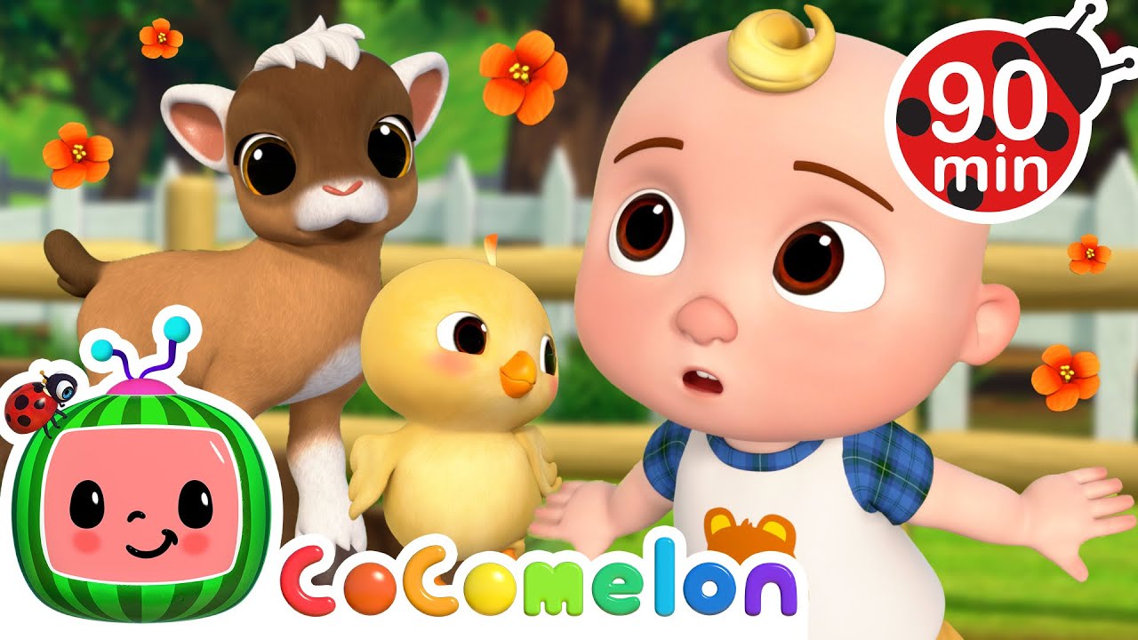 Learn Farm Animals with Baby JJ! | CoComelon Nursery Rhymes and Kids Songs | Animals for Kids