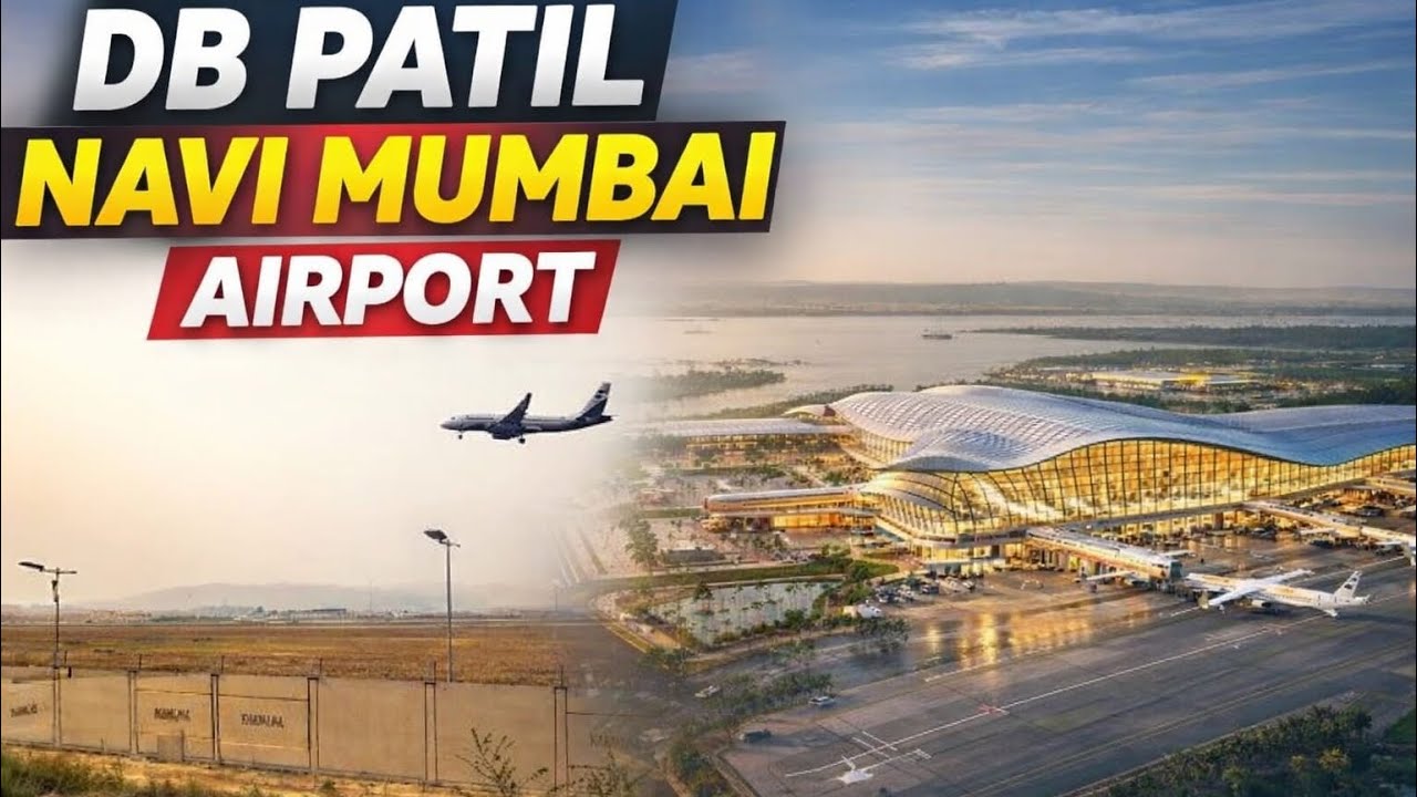 Navi Mumbai International Viman DB Patil and nice airport, 😍😍😍￼