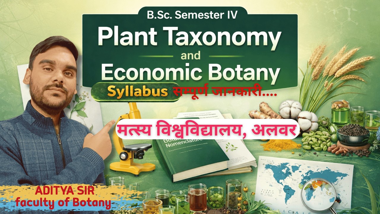 🔥🔥 SYLLABUS DISCUSSION B.Sc SEM - IV , (BOTANY ) 2026 RRBMU | B.Sc Sem.IV | Science Catalyst