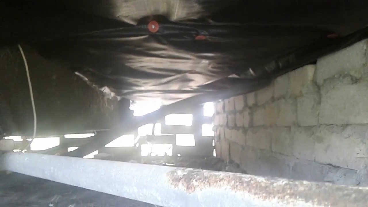 New Moisture Vapor Barrier Under Mobile Home