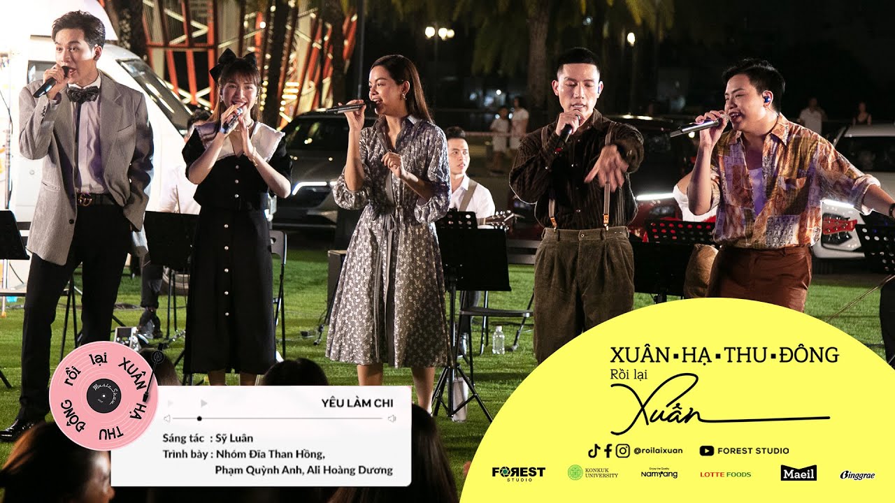XHTDRLX | Y&ecirc;u L&agrave;m Chi - Nh&oacute;m Đĩa Than Hồng x Phạm Quỳnh Anh x Ali Ho&agrave;ng Dương