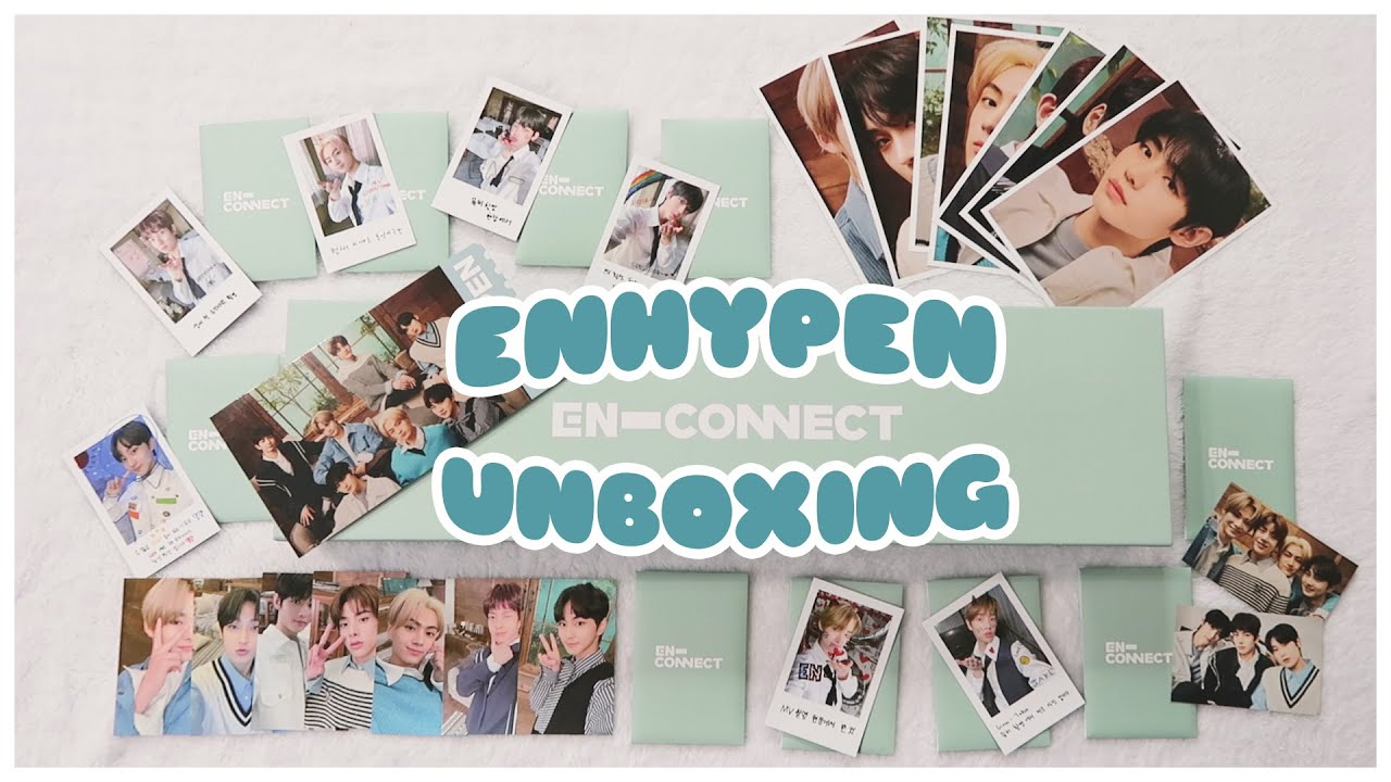 ✨ UNBOXING ENHYPEN 2021 EN-CONNECT FANMEETING MERCH HAUL (Photocards, Postcards, Ticket)