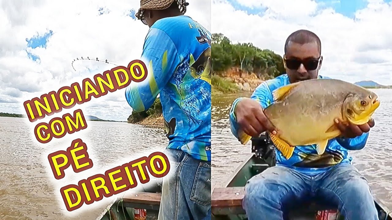 MELHOR EQUIPAMENTO PARA PESCA DE PACU CARANHA. PESCARIA NO RIO SÃO FRANCISCO.