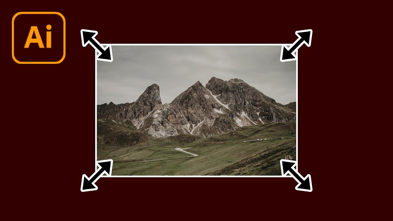 How to Scale / Resize an Image in Adobe Illustrator