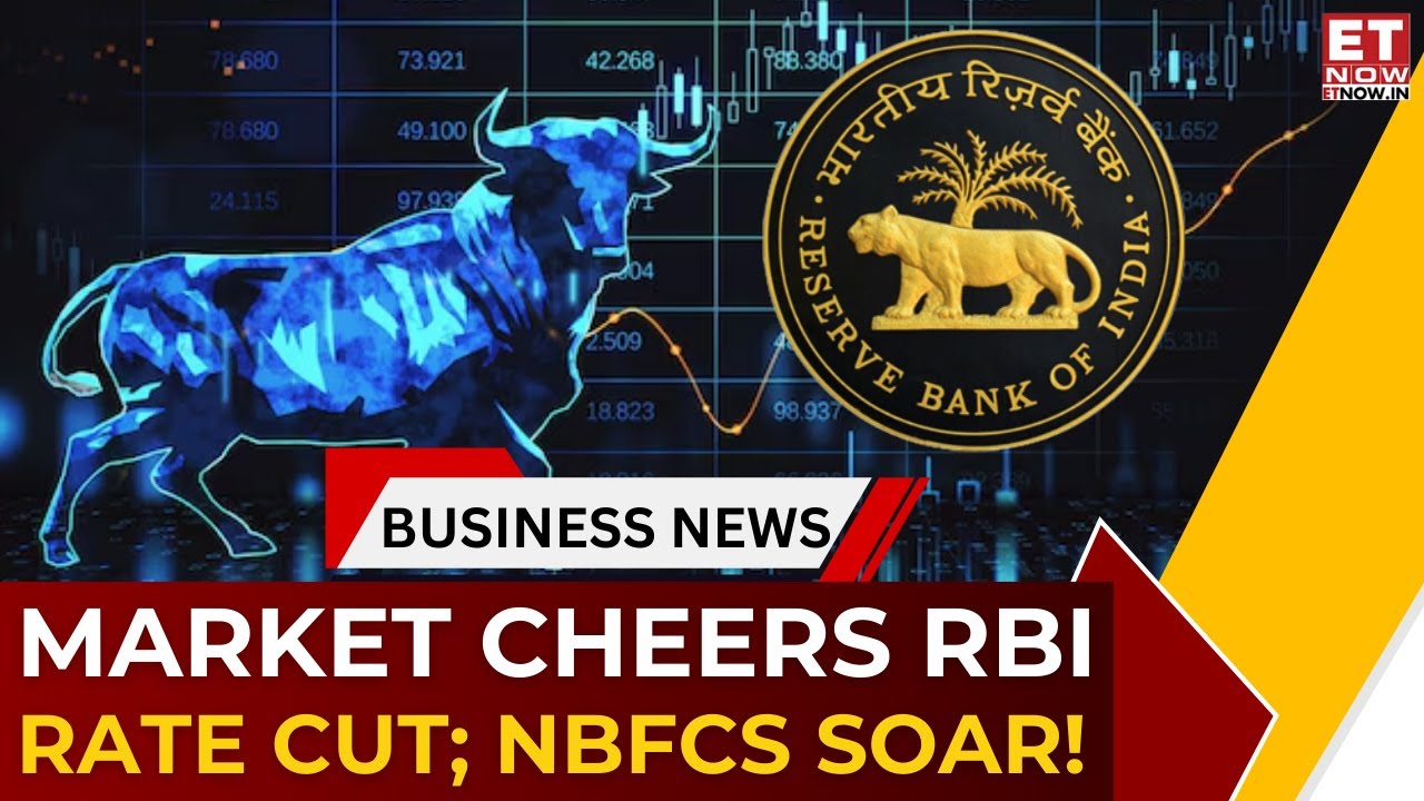 Markets Cheer RBI Rate Cut! Nifty Holds 26,100, NBFCs Surge; PSU Banks & IT Lead | Business News