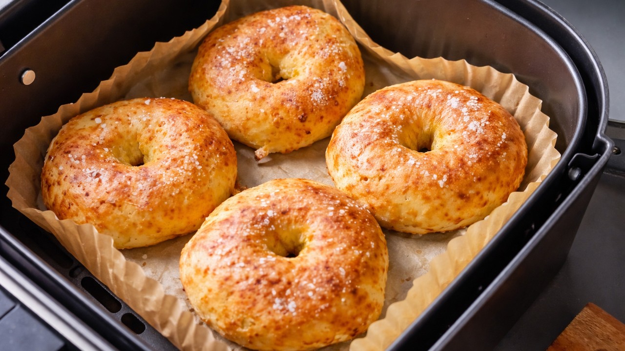 How to make BAGELS in Air Fryer? 