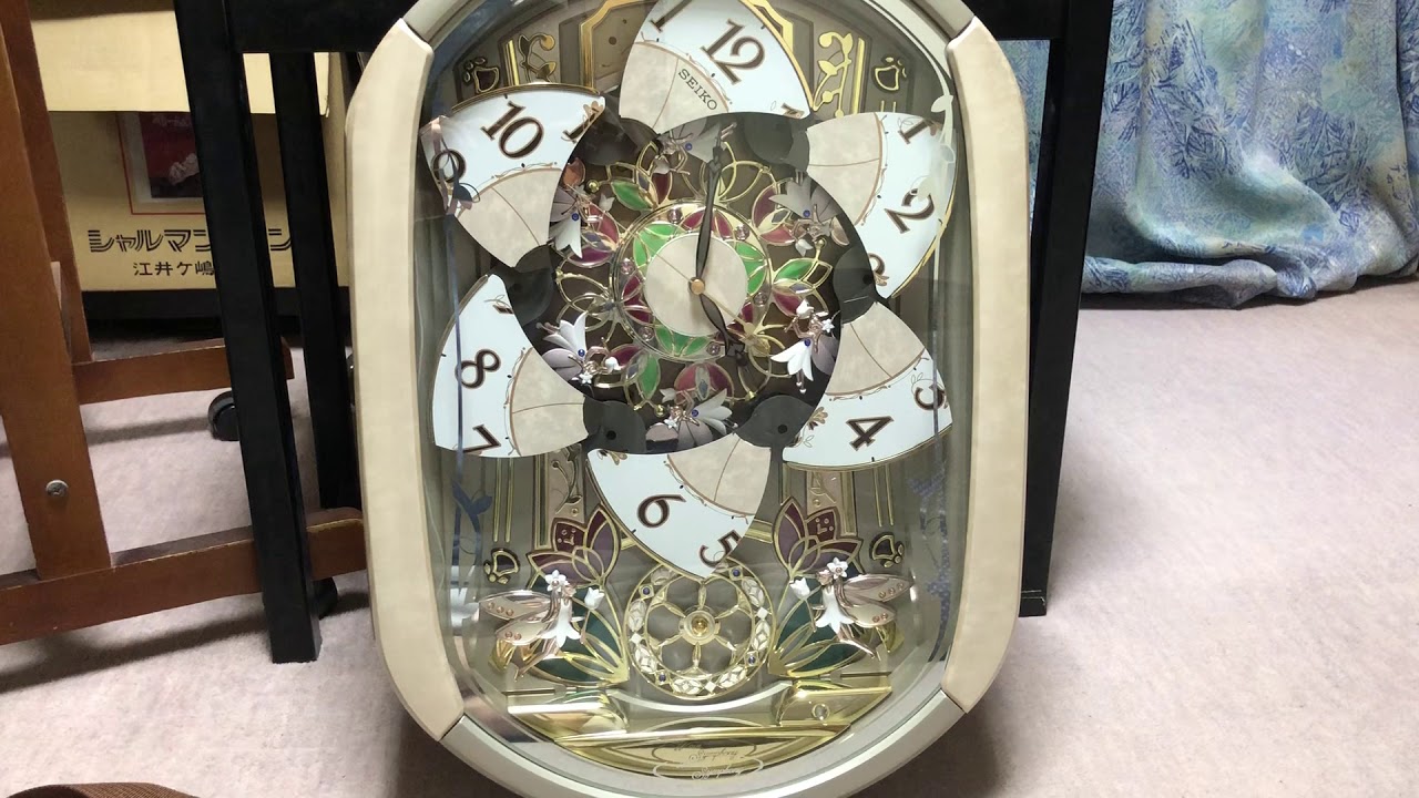 SEIKO  ウェーブシンフォニー  RE567G からくり掛け時計 (その1)