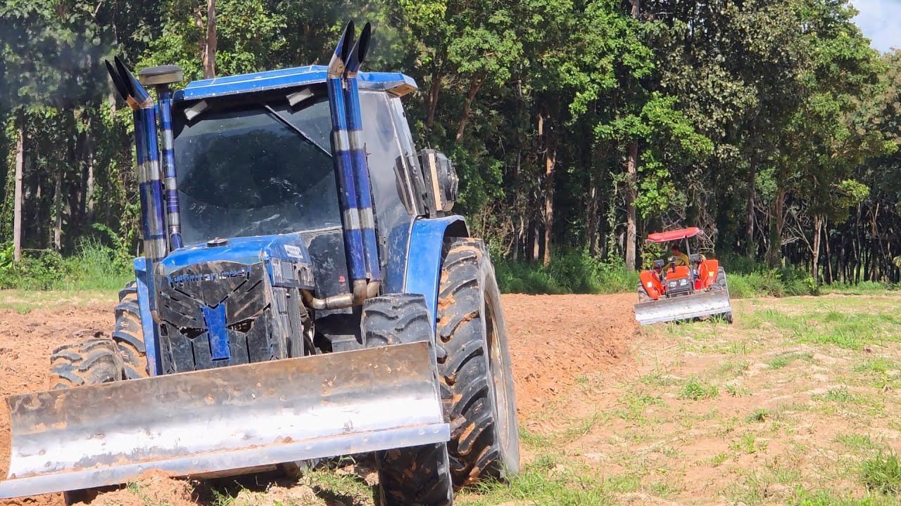 มาชม Ford 7840 Kubota M108S ไถผานบุกเบิกกัน