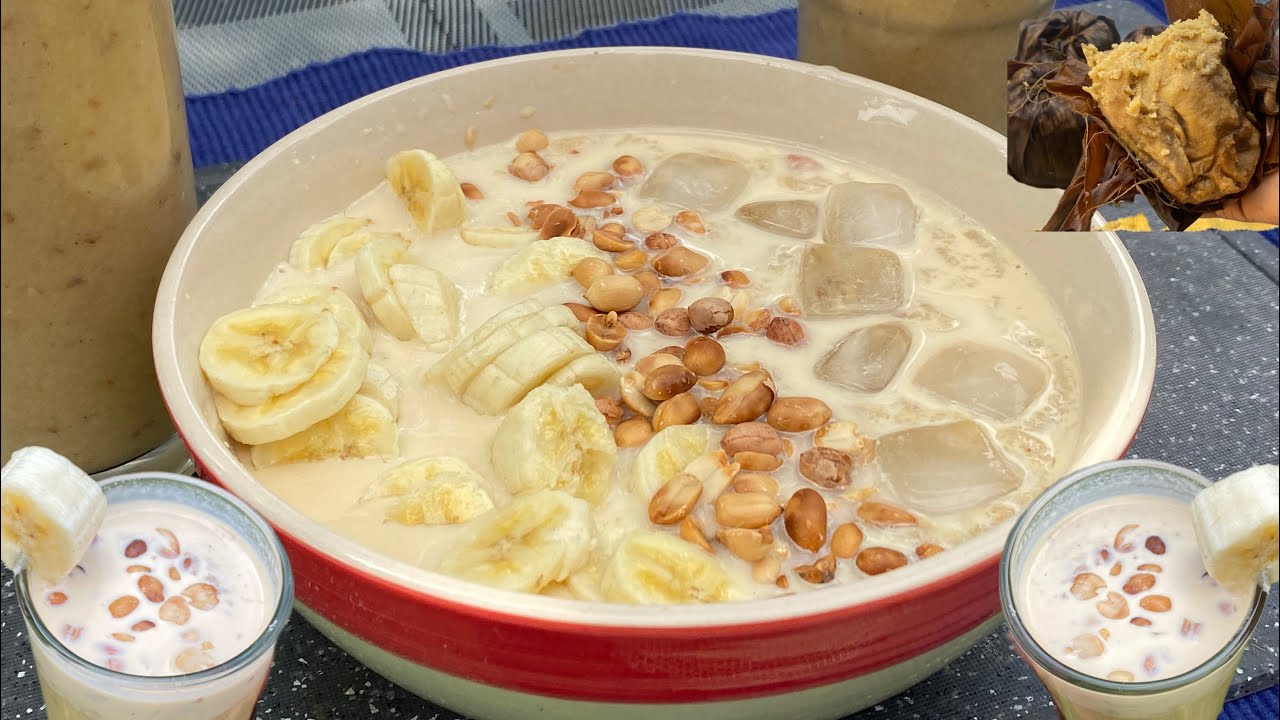HOW TO MAKE MASHED KENKEY RECIPE | KENKEY MILKSHAKE | KENKEY SMOOTHIE | ICE KENKEY |GHANAIAN CUISINE
