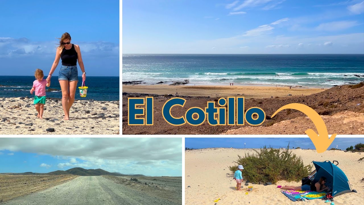 Plażujemy w El Cotillo !!! Oglądamy Surferów na Playa Del Castillo