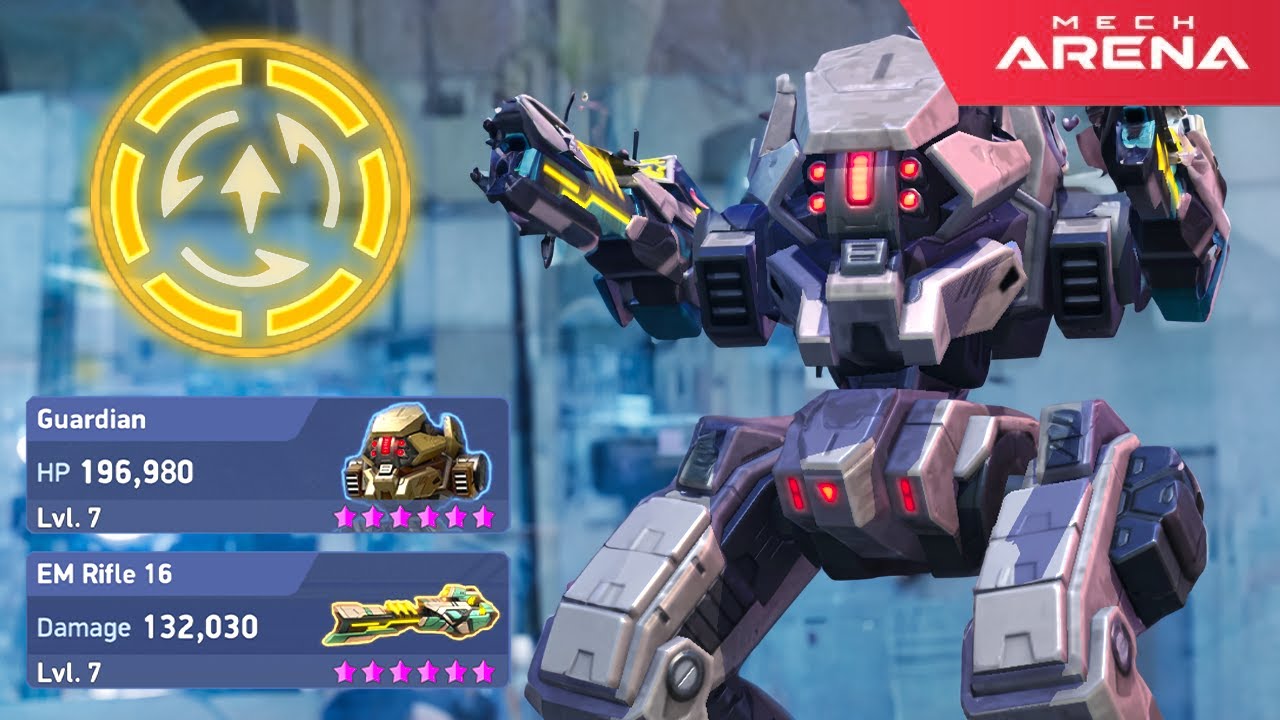 I'm HAPPY to have one of the RAREST implants that makes the Guardian really OP | Mech Arena