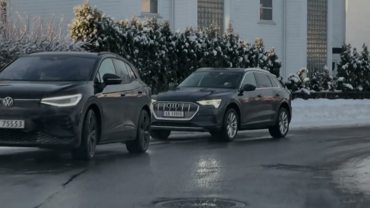 Driving on snow road Winter driving | Oslo Norway 🇳🇴 