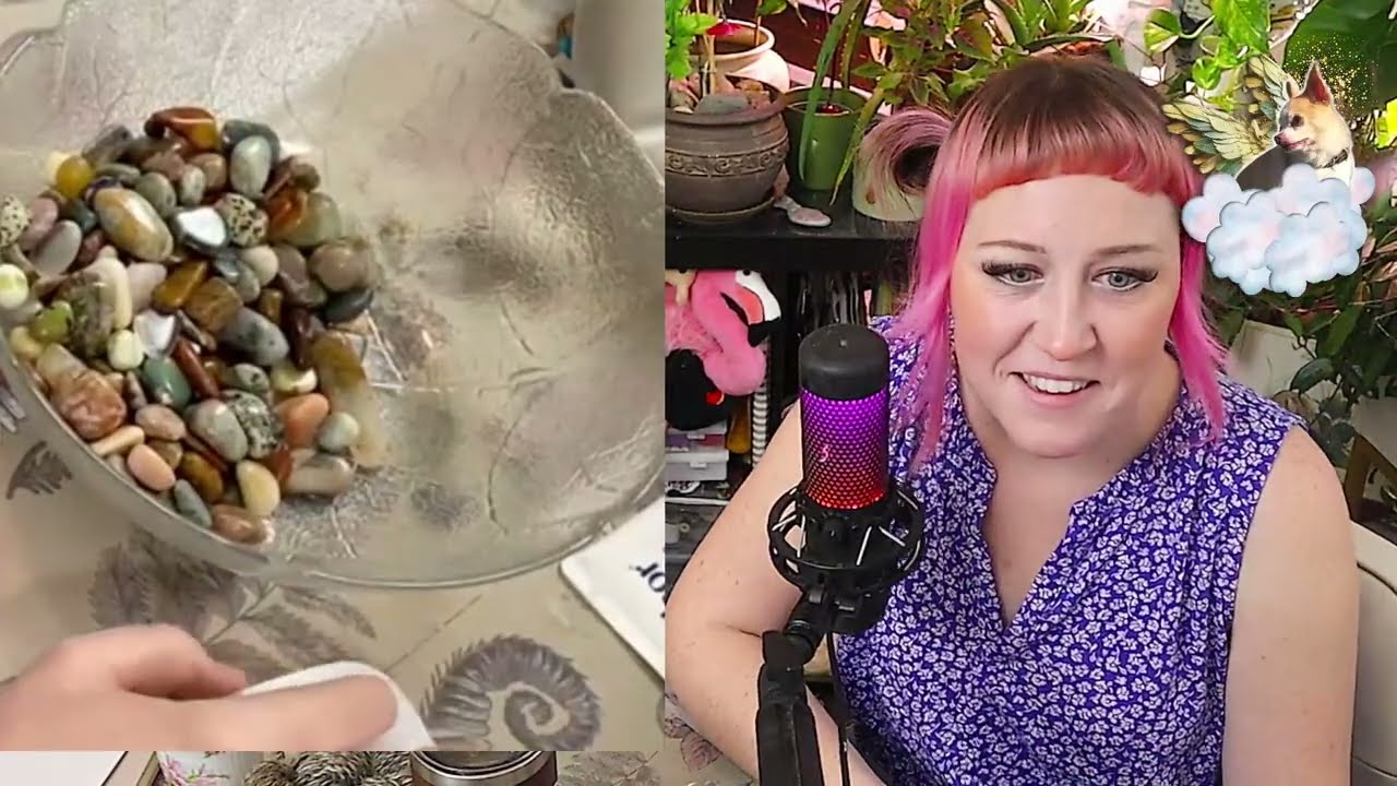 Rock Tumbling Results! Thrift Finds, and Crochet / Knit!  | Last Minute Laura
