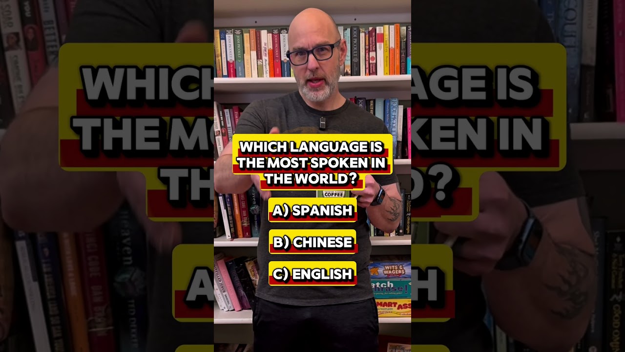 Which language is the most spoken in the world?  #trivia #languages