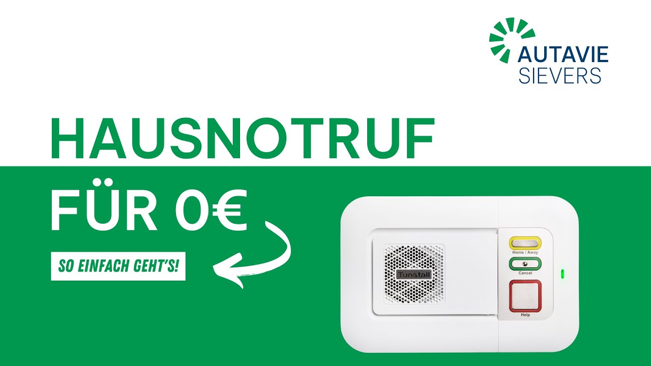 Hausnotruf: Kostenübernahme und Funktion einfach erklärt | AUTAVIE-Sievers