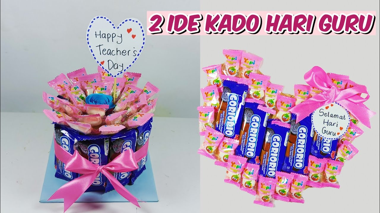 IDE KADO HARI GURU Snack dan Permen Mudah / Hadiah Spesial Hari Guru / Teachers Day Gift Ideas
