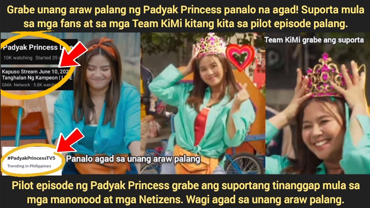Unang araw palang ng Padyak Princess panalo na agad! Suporta ng mga netizens grabe ang ipinakita.