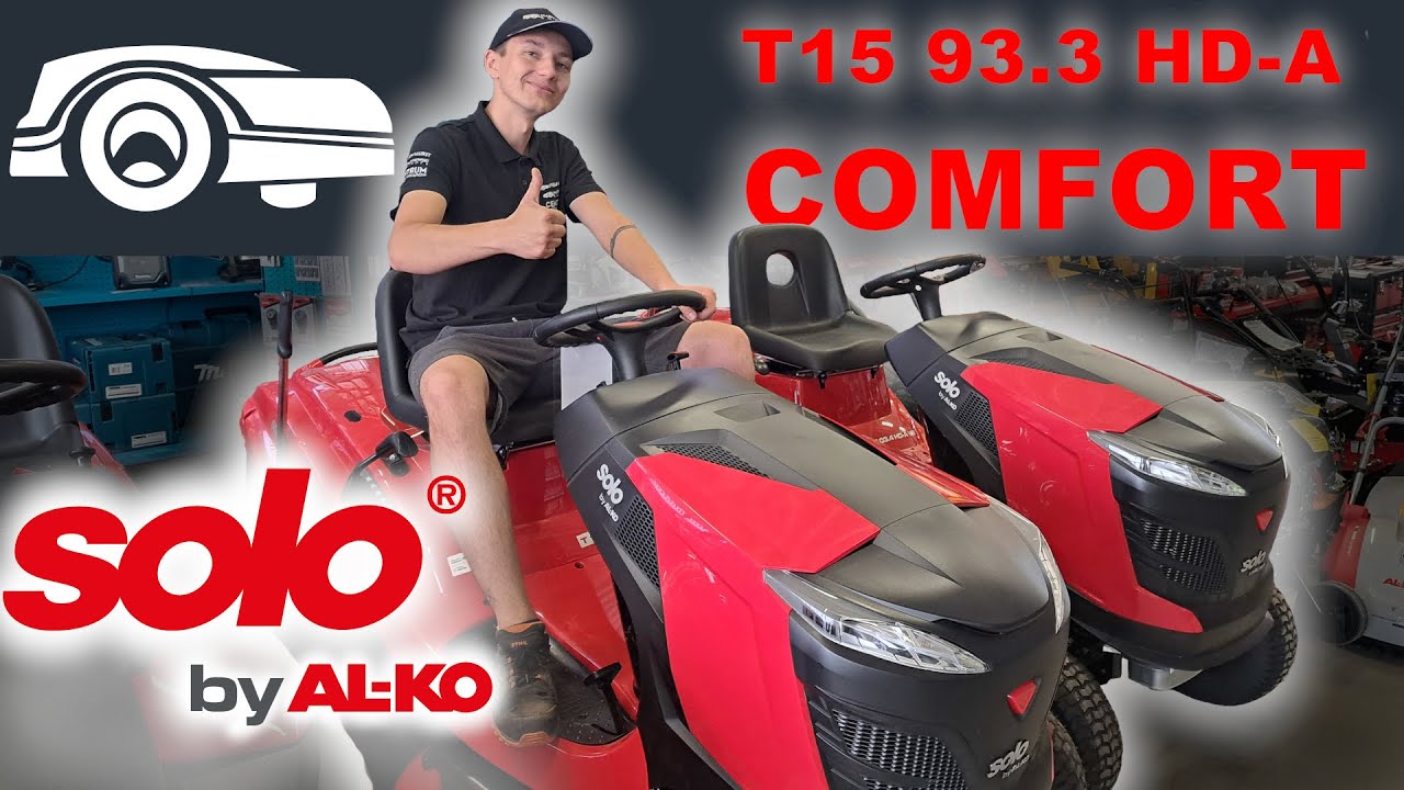 Idealny traktorek na początek? - SOLO by AL-KO T15-93.3 H-DA COMFORT