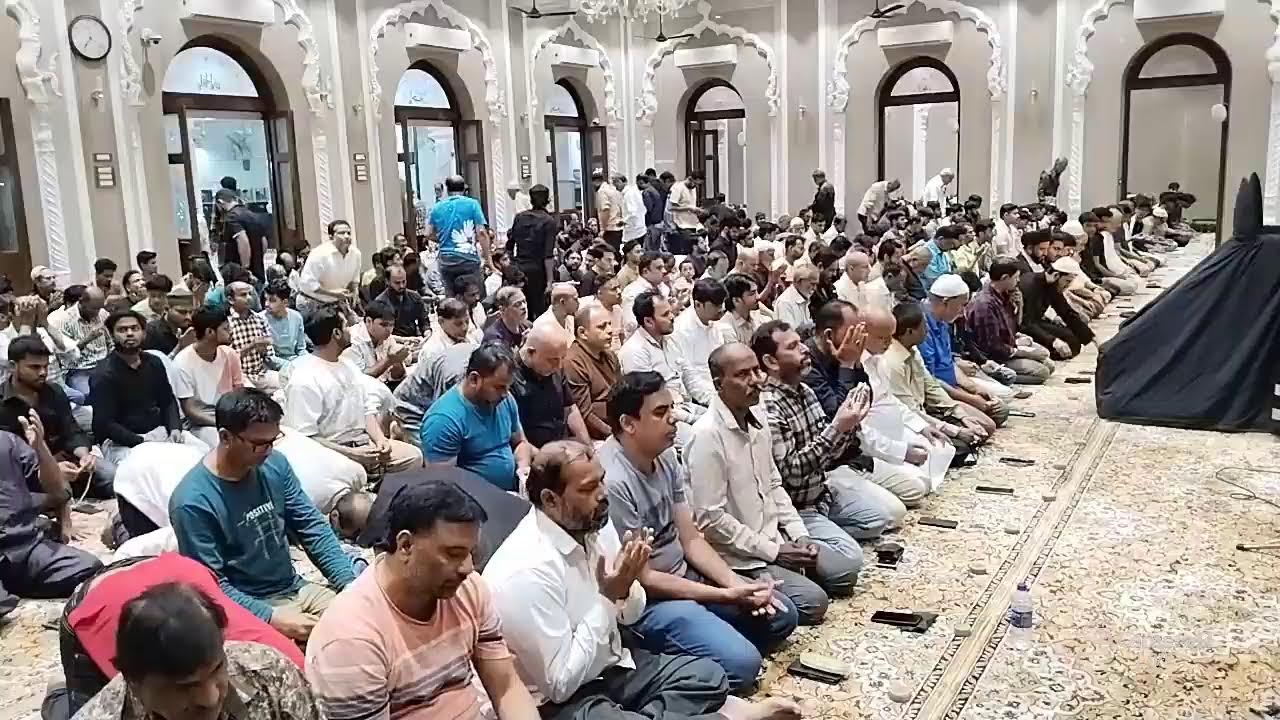 AZAN NAMAZ E MAGRIB ISHA 6:58 PM KHOJA SHIA ISHNA ASHARI JAMA MASJID MUMBAI