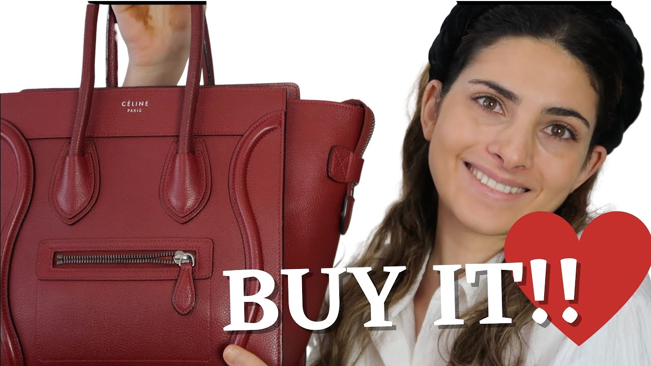 WHY YOU SHOULD BUY THE CELINE LUGGAGE TOTE IN THE MICRO SIZE I REVIEW, TRY ON, PRICE!